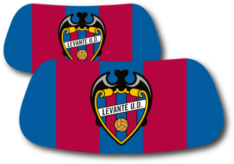 gezicht stickers voetbal met logo