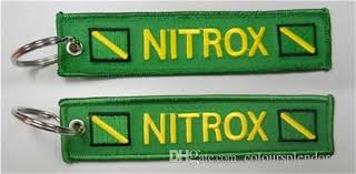 nitrox diving sleutelhanger