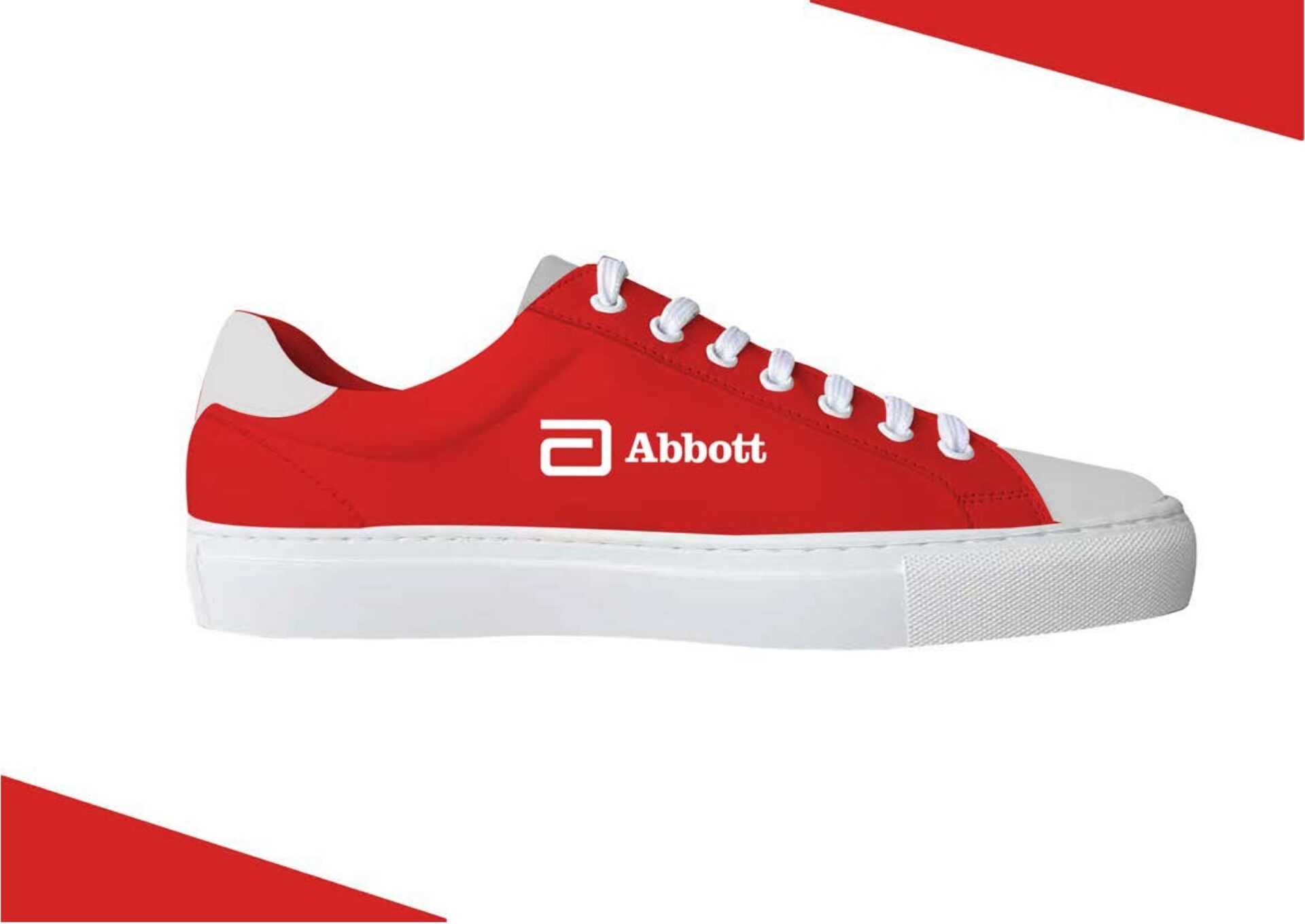 abbott sneakers logo imprint