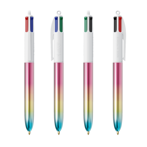 BIC® 4 Colours® Gradient + Lanyard