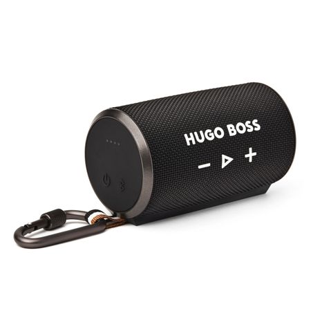 Hugo boss speaker als zakelijk geschenk bedrukken logo