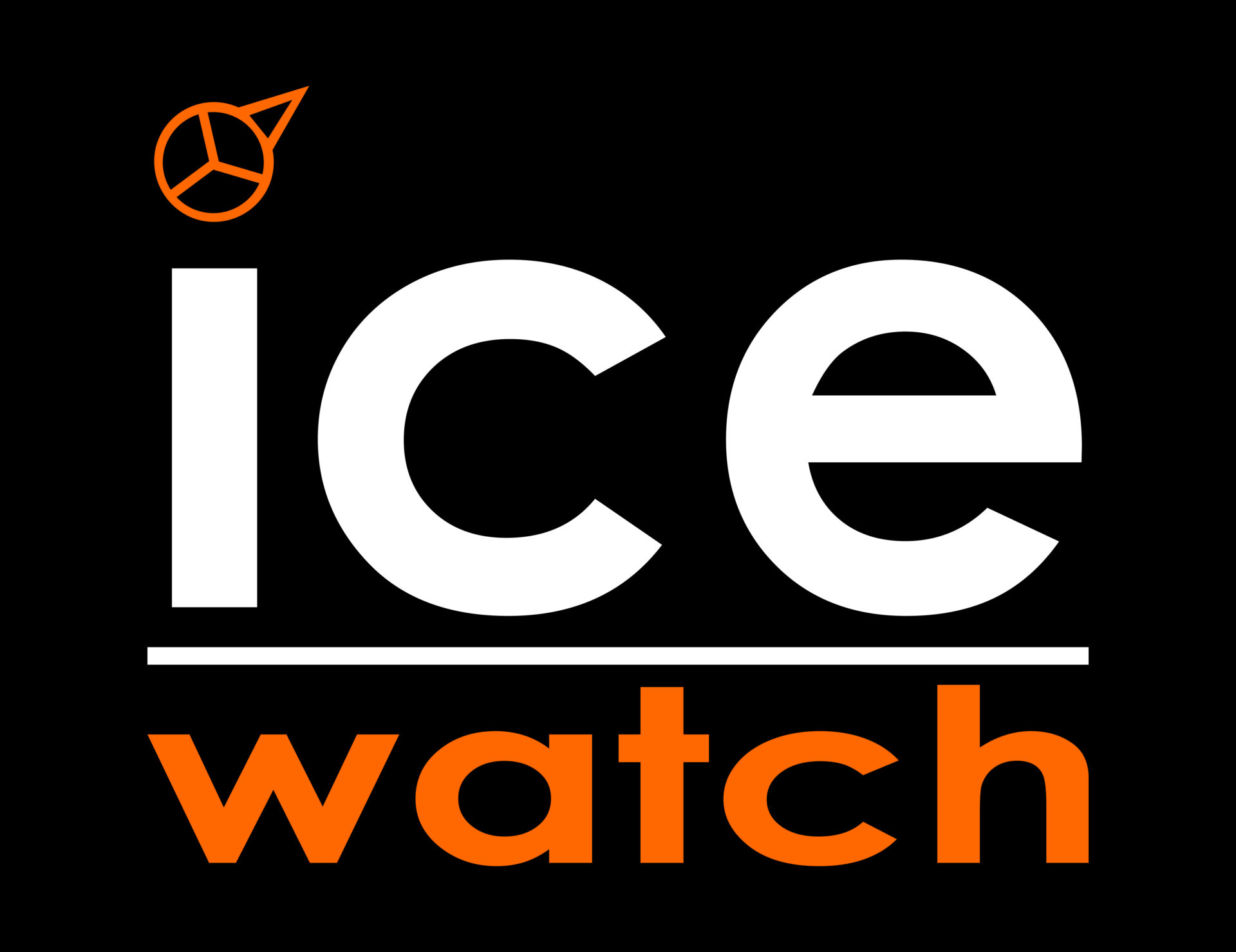 iw logo white orange blackbg