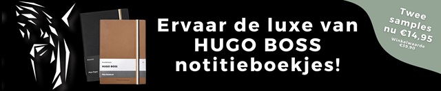 Hugo boss notitieboekjes actie