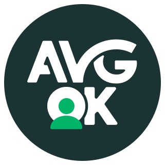 avg ok logo tiger concept