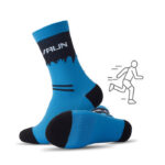 halflange harloopsokken met logo bedrukt