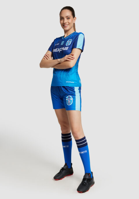 mesh voetbalsokken met eigen logo – over de kuit design bestellen