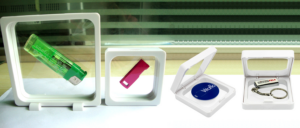 USB-stick zweefverpakking | Luxe frame verpakking voor USB-sticks