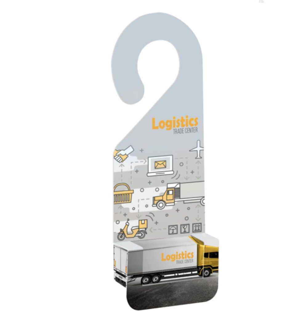 Hanging Tag met eigen bedrukking – voor deurklink, spiegel of fles