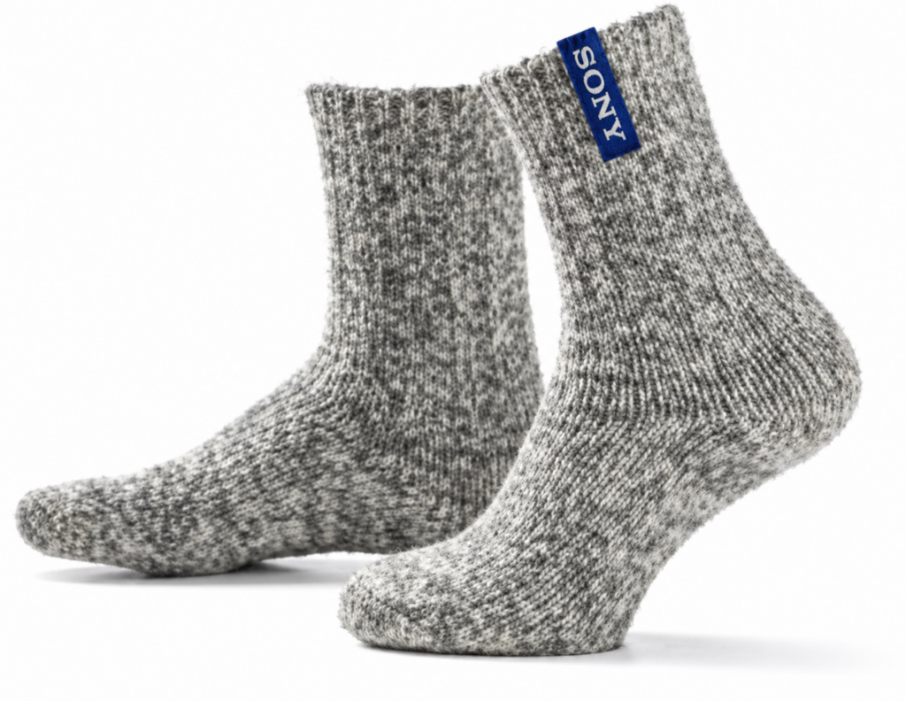 SOXS wollen sokken middel – luxe relatiegeschenk met eigen logo