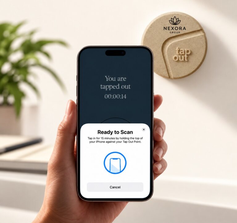 Tap out offline met logo bedrukken