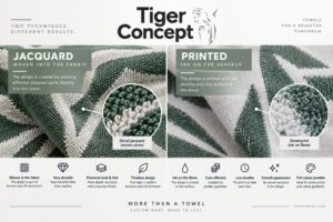 Wat is een jacquard handdoek? | Handdoeken met logo