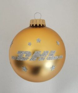 Duurzame kerstballen met logo bedrukken