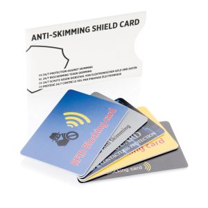 Anti-skimming beschermkaart met logo bedrukken