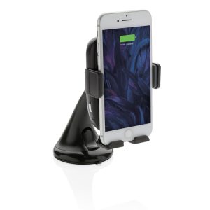 Auto infrarood telefoonhouder met 5W draadloze lader als relatiegeschenk