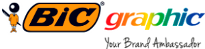 Kleurrijken pennen full colour bedrukt met logo van BIC