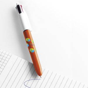 Kleurrijken pennen full colour bedrukt met logo van BIC