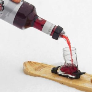 Origineel en Duurzaam: De Skischoen met Ski Borrelglas, Hét Geschenk voor de Wintersportliefhebber