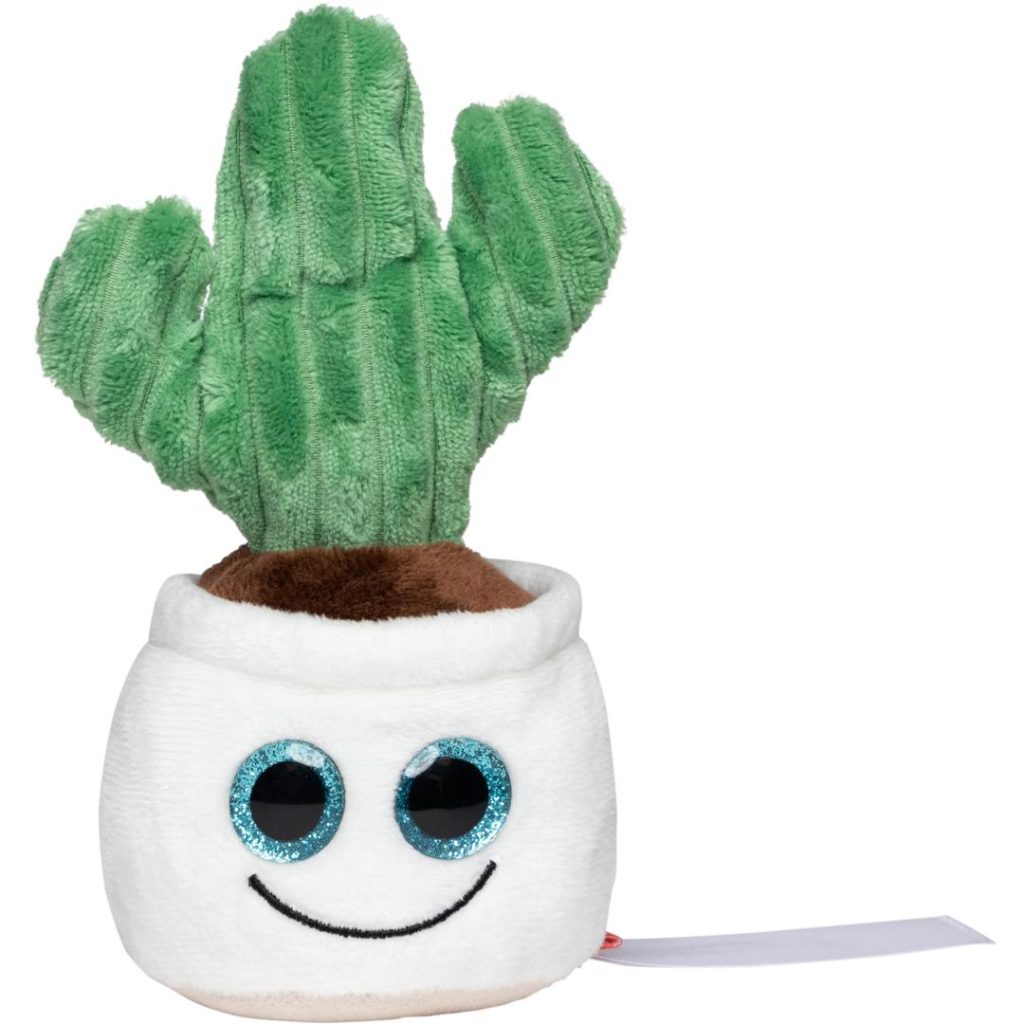 Schmoozies® Evergreenies® Cactus desk knuffel met logo – Functioneel en Schattig!