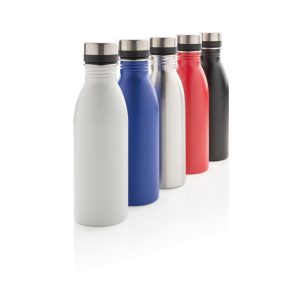 Metalen waterflessen zijn populair! Deluxe RVS water fles