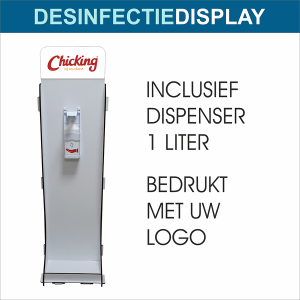 DESINFECTIE DISPLAYS MET UW LOGO
