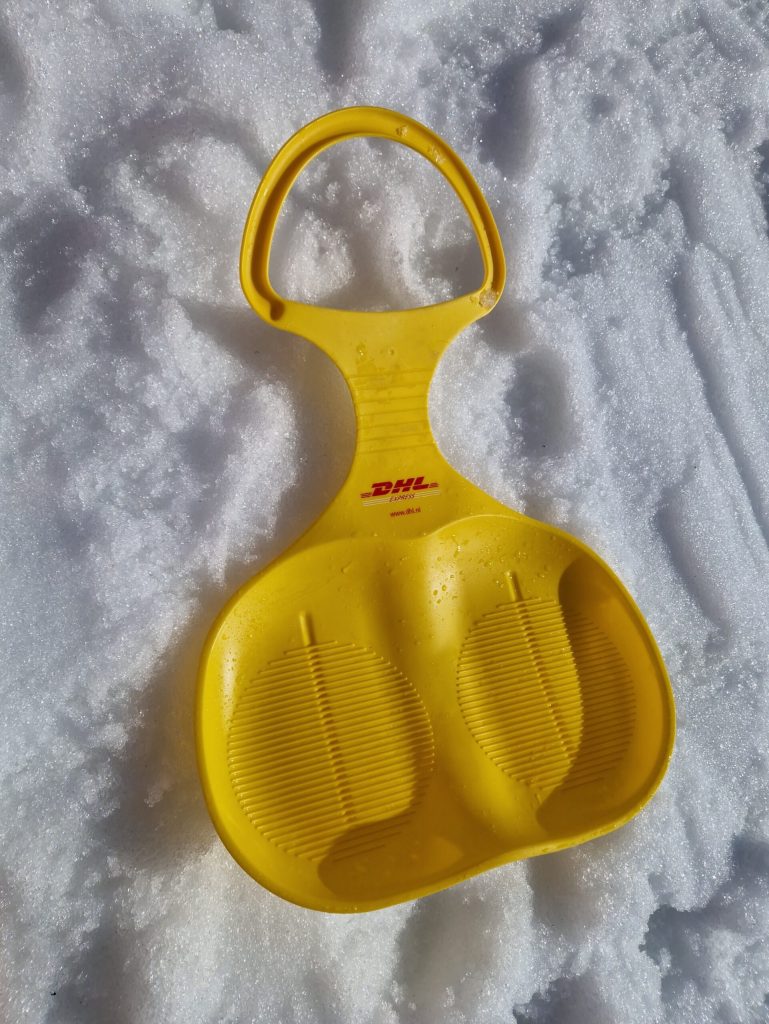 DHL slee bedrukken logo
