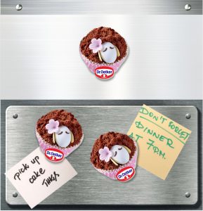 3D magneet in eigen vorm met foto bedrukking