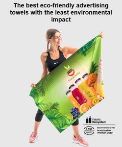 De beste milieuvriendelijke reclamedoeken / promotie handdoeken met de minste impact op het milieu