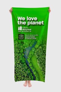 De beste milieuvriendelijke reclamedoeken / promotie handdoeken met de minste impact op het milieu