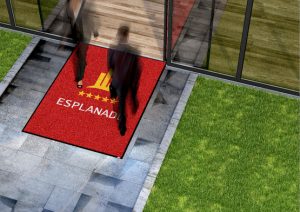 Hoe is uw entree? Uw eerste indruk –> deurmatten met logo bedrukt