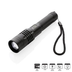 Gear X USB oplaadbare zaklamp als geschenk