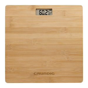 Grundig Bamboe digitale weegschaal met logo