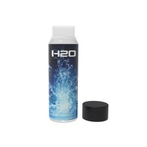 Duurzame H2O waterfles allover full colour bedrukt met logo, vaatwasserbestendig en vriezerbestendig