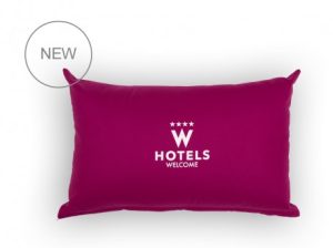 Microfiber kussens naar eigen ontwerp, voor op evenementen, op kantoor…