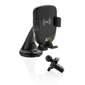 Auto infrarood telefoonhouder met 5W draadloze lader als relatiegeschenk