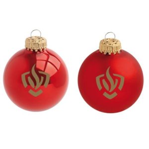Duurzame kerstballen met logo bedrukken