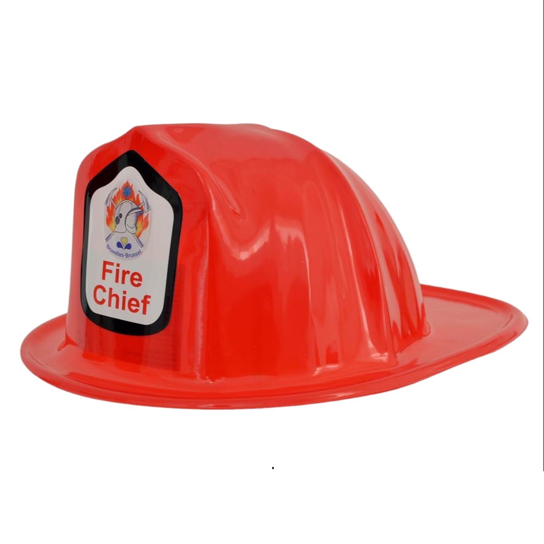 kinder brandweer helm bedrukken logo plastic