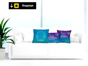 Microfiber kussens naar eigen ontwerp, voor op evenementen, op kantoor…