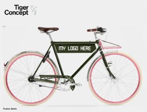 Eenvoudige & professionele (logo) fietsbranding – vanaf 1 stuk!