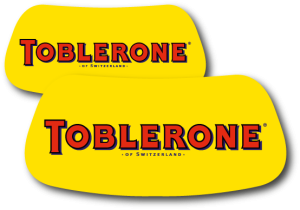Gezicht stickers met logo naar eigen ontwerp