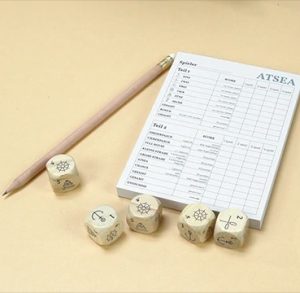 Maritiem dobbelspel als geschenk