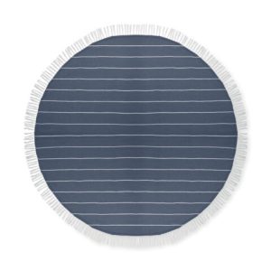 Zomer, strand, zee… trendie ronde strand handdoek