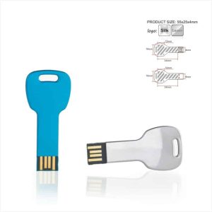 De populaire USB-stick sleutel bedrukt met logo- Onverslaanbaar in marketing communicatie