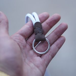 Echte leren lanyard bedrukken logo