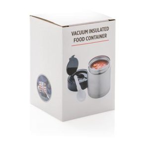 Voedelcontainer met vacuüm isolatie