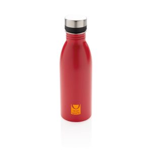 Metalen waterflessen zijn populair! Deluxe RVS water fles