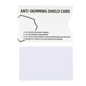 Anti-skimming beschermkaart, goedkoop bedrukt geleverd!