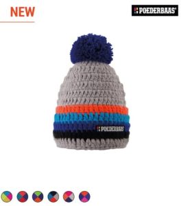 Poederbaas beanies, mutsen met logo bedrukken