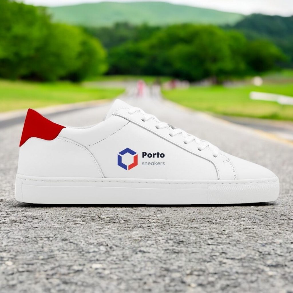 Duurzame sneakers met eigen logo – model Porto
