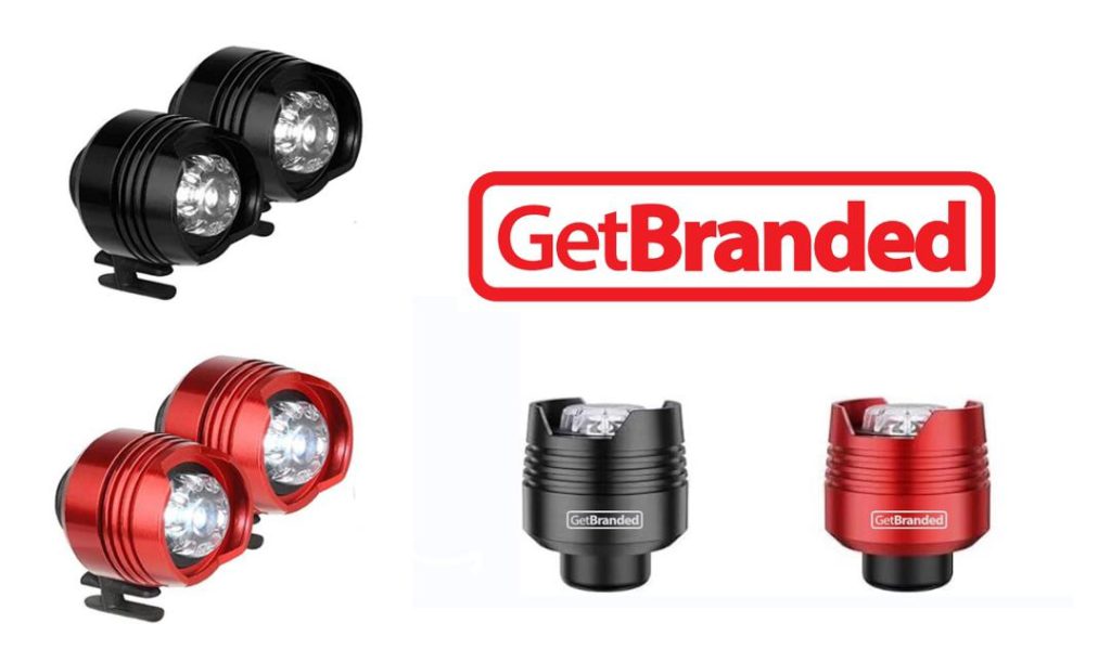 schoen zaklamp met logo bedrukt