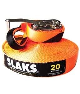 Slackline met eigen logo, een origineel, sportief en gebalanceerd relatiegeschenk